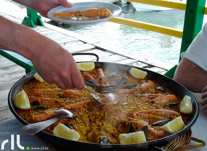 Paella marinera